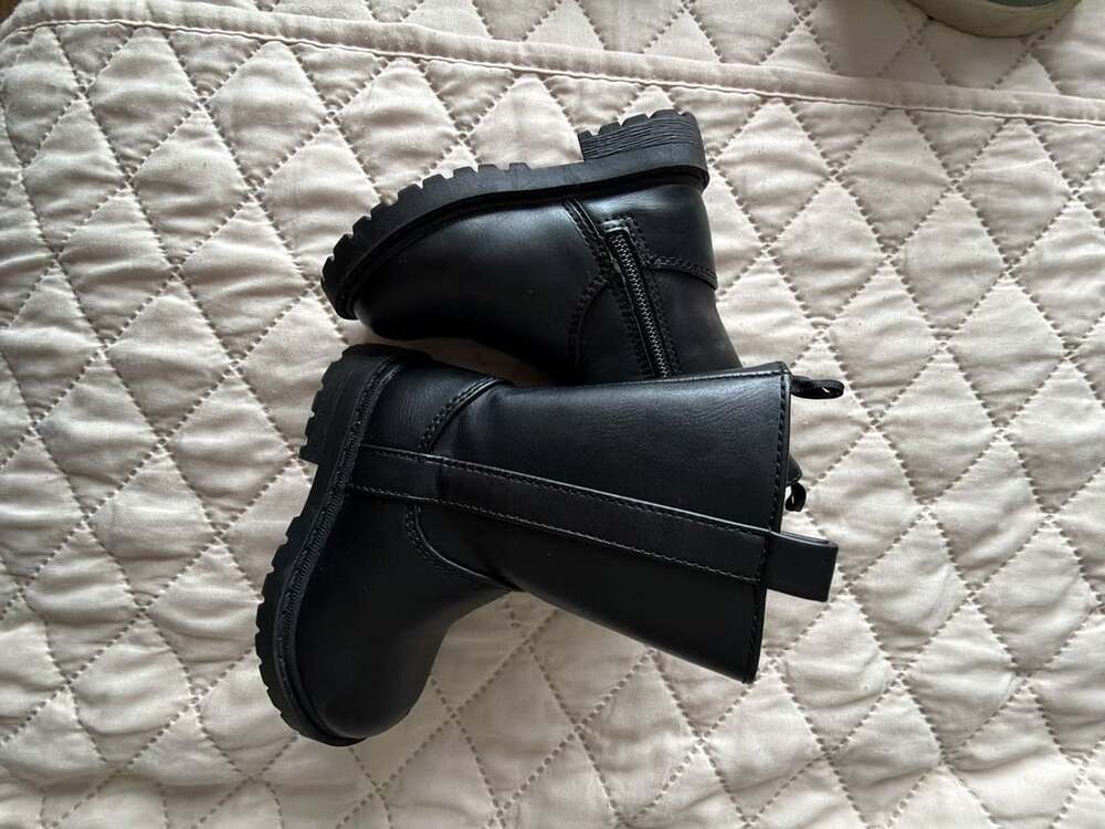 Old Navy Faux-Leather Side-Zip Tall Boots for Toddler Girls